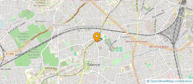 localisation de l'entreprise MONSIEUR LIONEL MATHERON à TALENCE