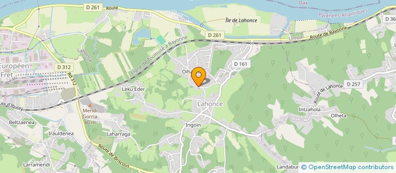 localisation de l'entreprise MONSIEUR LIONEL MAZARS à LAHONCE