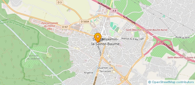 localisation de l'entreprise MONSIEUR LIONEL MAZOYER à SAINT-MAXIMIN-LA-SAINTE-BAUME