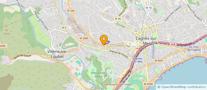 localisation de l'entreprise MONSIEUR LIONEL MENDEL à CAGNES-SUR-MER