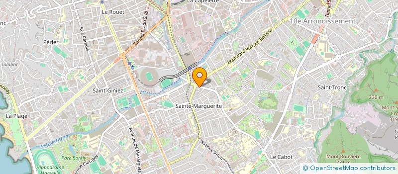 localisation de l'entreprise MONSIEUR LIONEL MENICHELLI  MARSEILLE