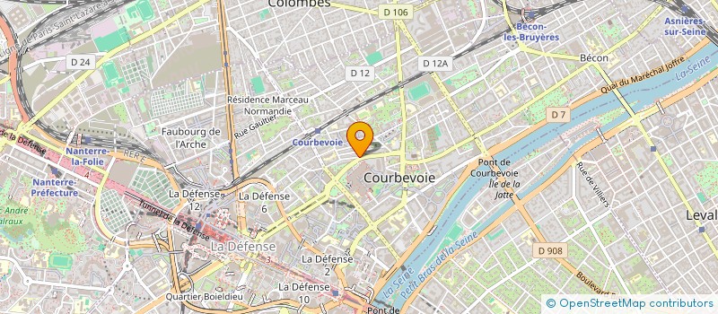 localisation de l'entreprise MONSIEUR LIONEL MERCERON à COURBEVOIE
