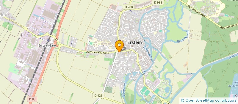 localisation de l'entreprise MONSIEUR LIONEL MEYER  ERSTEIN