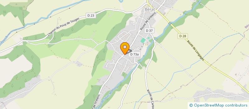 localisation de l'entreprise MONSIEUR LIONEL MEYNARD  BERAT