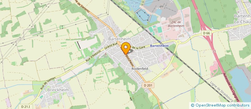 localisation de l'entreprise MONSIEUR LIONEL MICALOWA  BARTENHEIM