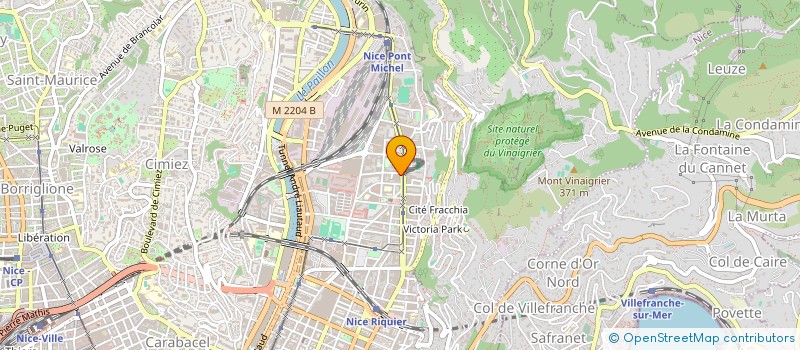 localisation de l'entreprise MONSIEUR LIONEL MIGEON CALVIANI à NICE