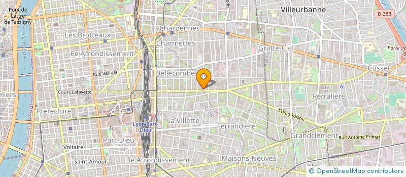 localisation de l'entreprise MONSIEUR LIONEL MILLEY à VILLEURBANNE