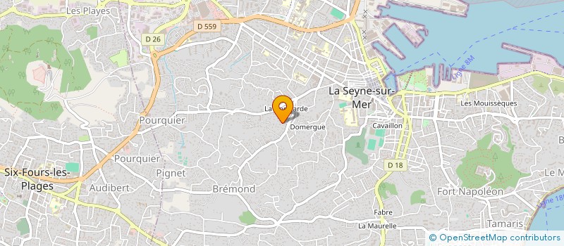 localisation de l'entreprise MONSIEUR LIONEL MOLA à LA SEYNE-SUR-MER