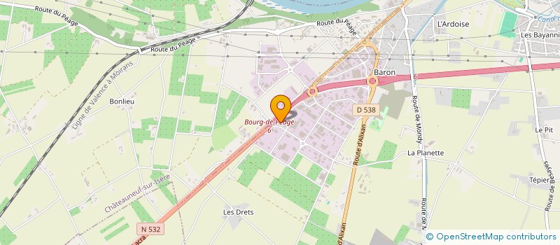 localisation de l'entreprise MONSIEUR LIONEL MOLARD  CHATUZANGE-LE-GOUBET