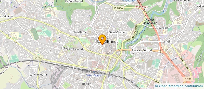 localisation de l'entreprise MONSIEUR LIONEL MONOT à SAINT-BRIEUC