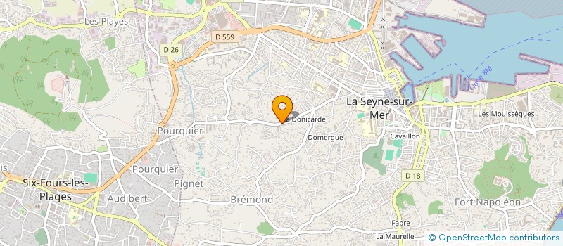 localisation de l'entreprise MONSIEUR LIONEL MONTCHAMP à LA SEYNE-SUR-MER
