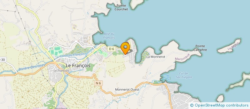 localisation de l'entreprise MONSIEUR LIONEL MONTHIEUX  LE FRANCOIS