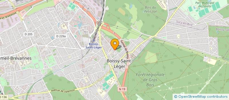 localisation de l'entreprise MONSIEUR LIONEL MONTOLIU à BOISSY-SAINT-LEGER