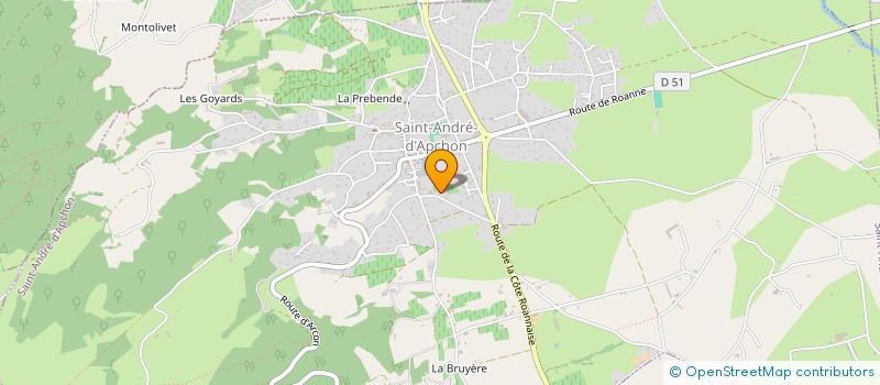 localisation de l'entreprise MONSIEUR LIONEL MONTROUSSIER  SAINT-ANDRE-D'APCHON