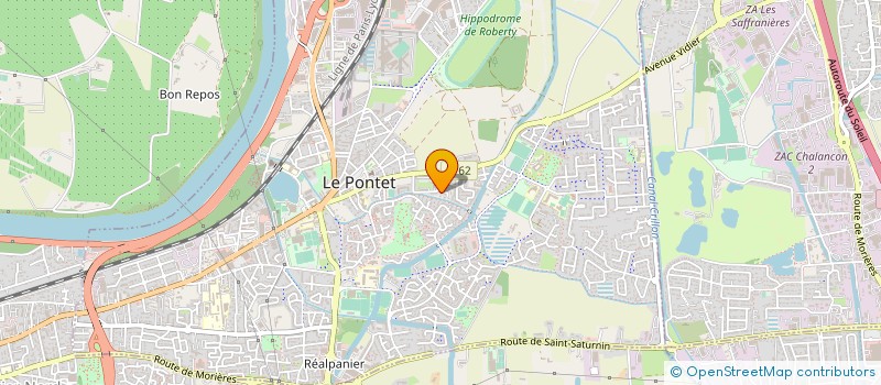 localisation de l'entreprise MONSIEUR LIONEL MORAES à LE PONTET