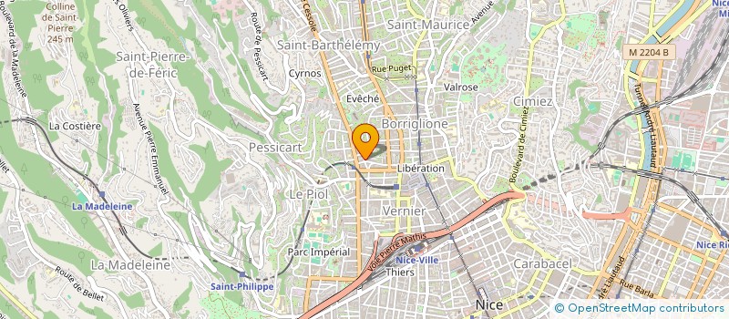 localisation de l'entreprise MONSIEUR LIONEL MORENO à NICE