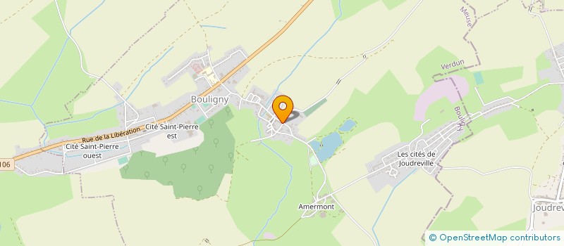 localisation de l'entreprise MONSIEUR LIONEL MORIN  BOULIGNY