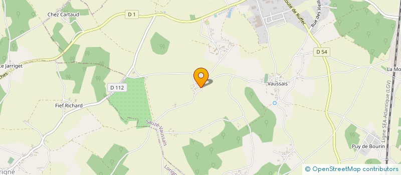 localisation de l'entreprise MONSIEUR LIONEL MORISSET  CAUNAY