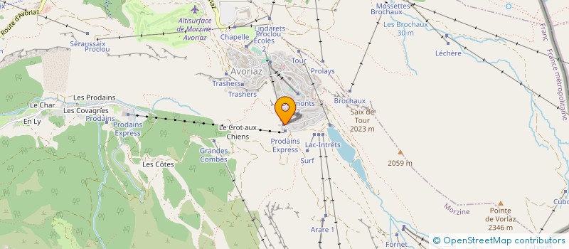 localisation de l'entreprise MONSIEUR LIONEL MOROSATO  MORZINE