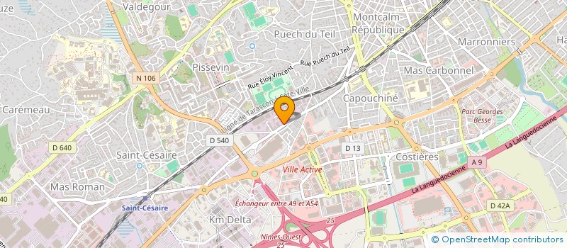 localisation de l'entreprise MONSIEUR LIONEL MOROT  NIMES