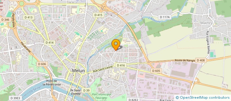 localisation de l'entreprise MONSIEUR LIONEL MOSENGO MOLONGA VAN  MELUN