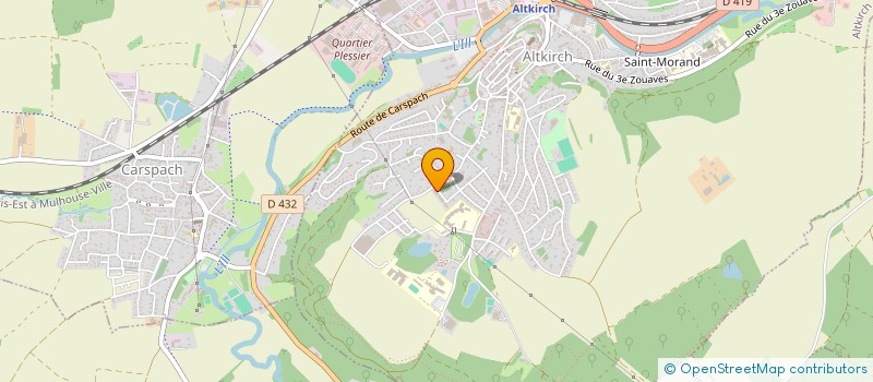 localisation de l'entreprise MONSIEUR LIONEL MOSSO  ALTKIRCH