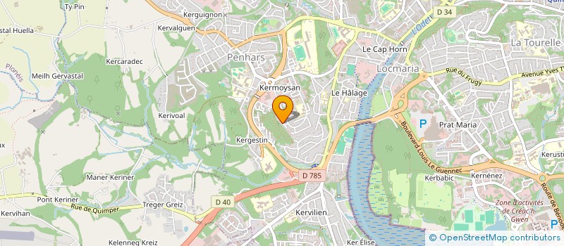 localisation de l'entreprise MONSIEUR LIONEL MOUELLO à QUIMPER