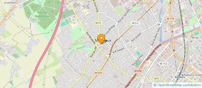 localisation de l'entreprise MONSIEUR LIONEL MOUFLARD  MOUVAUX