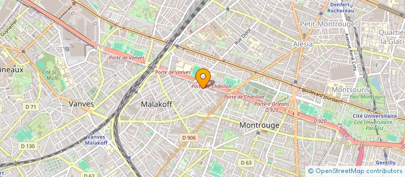 localisation de l'entreprise MONSIEUR LIONEL MOUNIEN  MALAKOFF