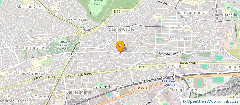 localisation de l'entreprise MONSIEUR LIONEL MOUQUET à LE HAVRE