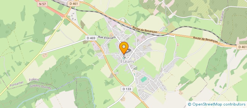 localisation de l'entreprise MONSIEUR LIONEL MOURLON  VERNIERFONTAINE