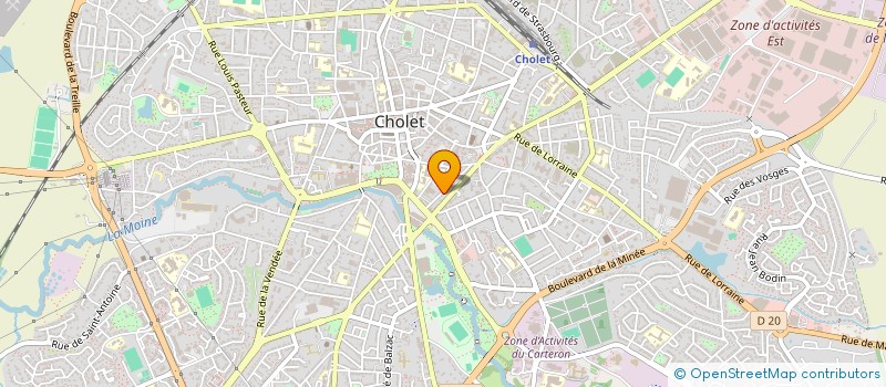 localisation de l'entreprise MONSIEUR LIONEL MOYET à CHOLET