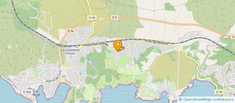 localisation de l'entreprise MONSIEUR LIONEL MUNOZ à MARTIGUES