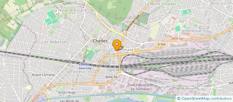 localisation de l'entreprise MONSIEUR LIONEL NARFIN à CHELLES