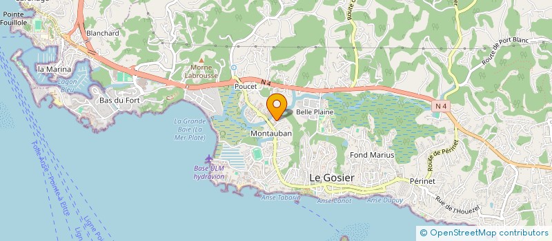 localisation de l'entreprise MONSIEUR LIONEL NAVIS  LE GOSIER