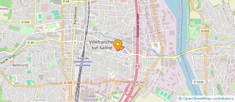 localisation de l'entreprise MONSIEUR LIONEL NGAMGA NDJAMEN  VILLEFRANCHE-SUR-SAONE