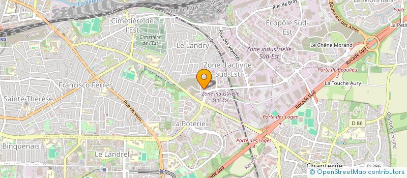 localisation de l'entreprise MONSIEUR LIONEL NGOUNGA  RENNES