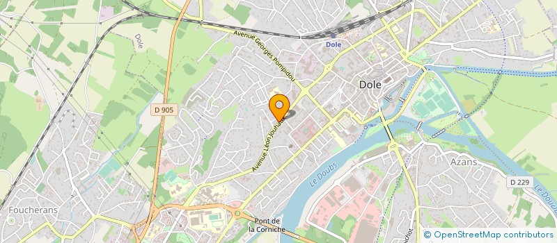 localisation de l'entreprise MONSIEUR LIONEL NIVERT à DOLE