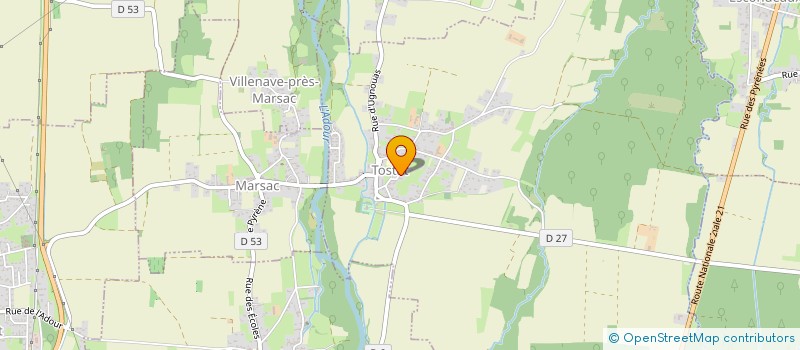 localisation de l'entreprise MONSIEUR LIONEL NUNES  TOSTAT