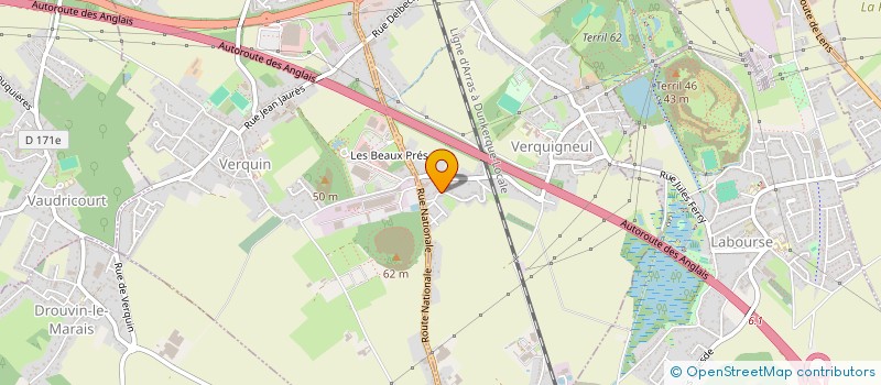 localisation de l'entreprise MONSIEUR LIONEL OLCZYK  VERQUIGNEUL