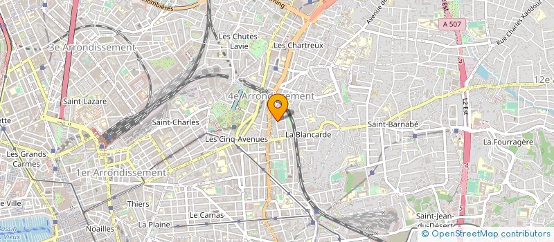 localisation de l'entreprise MONSIEUR LIONEL OLIVIER à MARSEILLE