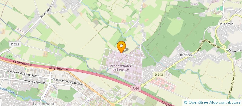 localisation de l'entreprise MONSIEUR LIONEL OSMIN-COUGEU à JURANCON