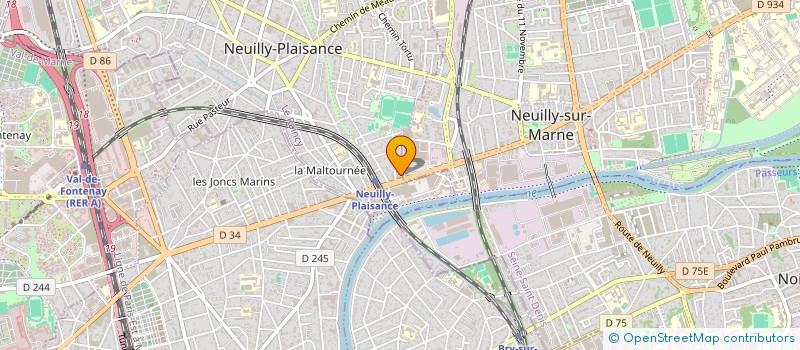 localisation de l'entreprise MONSIEUR LIONEL OUEDRAOGO à NEUILLY-PLAISANCE