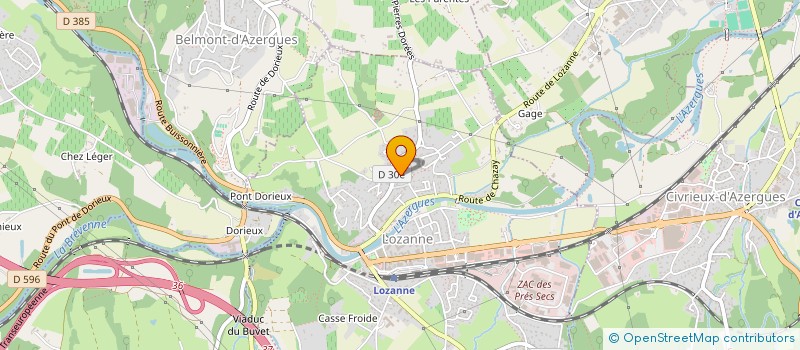 localisation de l'entreprise MONSIEUR LIONEL OUILLON  LOZANNE