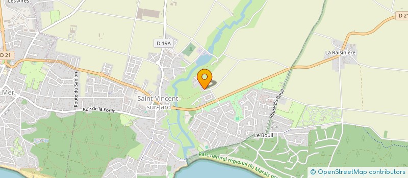 localisation de l'entreprise MONSIEUR LIONEL PAGIS  SAINT-VINCENT-SUR-JARD