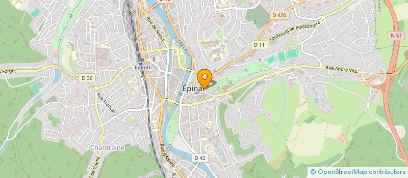 localisation de l'entreprise MONSIEUR LIONEL PAGLIARIN à EPINAL