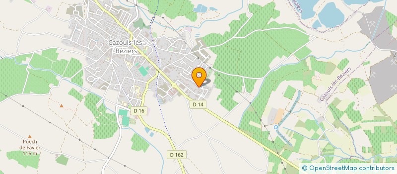 localisation de l'entreprise MONSIEUR LIONEL PALETTA à CAZOULS-LES-BEZIERS