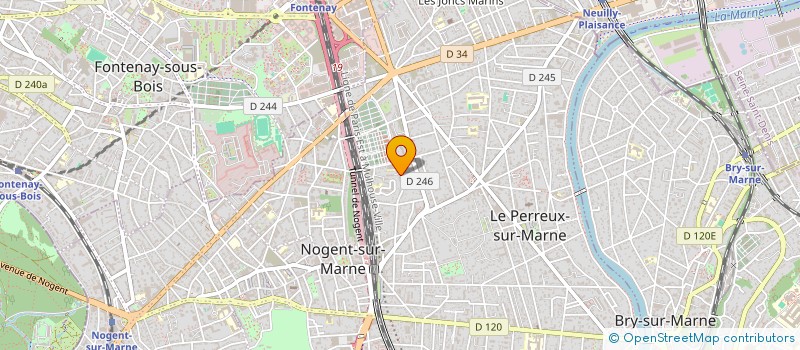 localisation de l'entreprise MONSIEUR LIONEL PALFRAY à LE PERREUX-SUR-MARNE