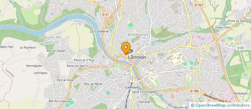 localisation de l'entreprise MONSIEUR LIONEL PAPION à GUINGAMP