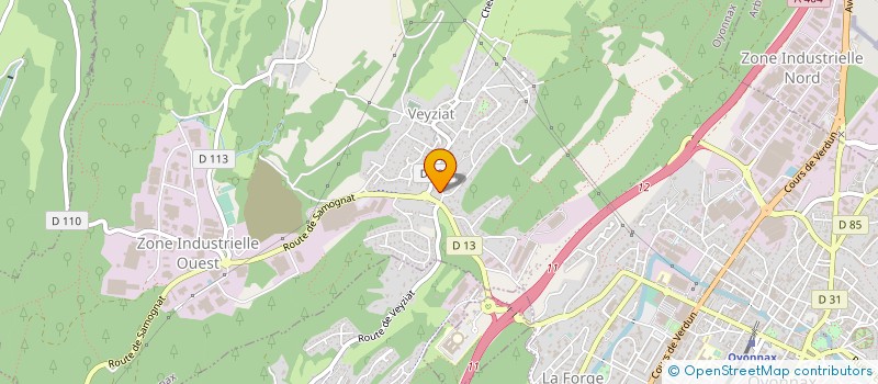 localisation de l'entreprise MONSIEUR LIONEL PARIS à OYONNAX